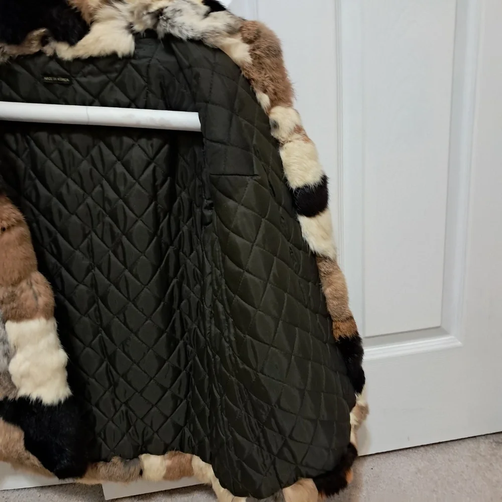 Vintage rabbit fur jacket - Picture 3 of 5